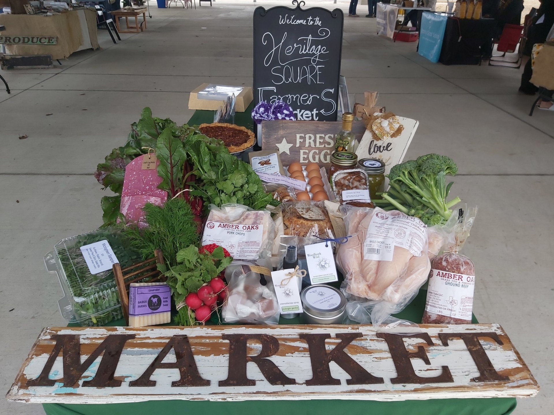 Fresh local goods from our vendors